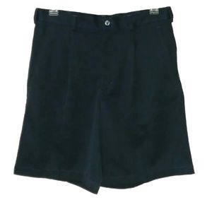 Nike Golf Fit Dry Mens Size 34 Pleated Shorts Navy Blue